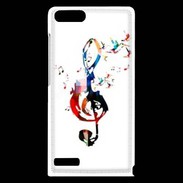 Coque Huawei Ascend G6 Clé de sol en dessin 25