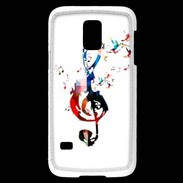 Coque Samsung Galaxy S5 Mini Clé de sol en dessin 25