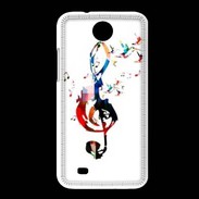 Coque HTC Desire 300 Clé de sol en dessin 25
