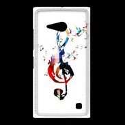 Coque Nokia Lumia 735 Clé de sol en dessin 25