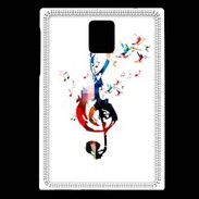 Coque Blackberry Passport Clé de sol en dessin 25
