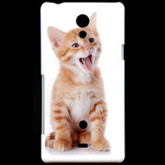 Coque Sony Xperia T Adorable chaton 6