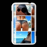 Coque HTC Desire 200 Charme multi photos