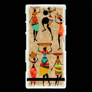 Coque Sony Xperia P Tribu afrique