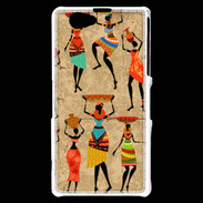 Coque Sony Xperia Z1 Compact Tribu afrique
