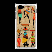 Coque Sony Xpéria J Tribu afrique