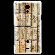 Coque Sony Xperia T Bouchon de bouteille de vin 2