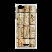 Coque Sony Xpéria J Bouchon de bouteille de vin 2