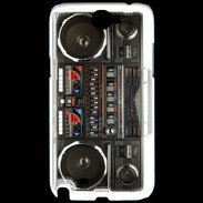 Coque Samsung Galaxy Note 2 Poste de musique