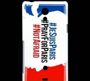 Coque Sony Xperia T Je suis Paris 75