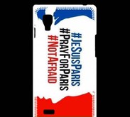 Coque LG Optimus L9 Je suis Paris 75
