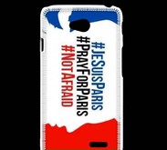 Coque LG L70 Je suis Paris 75