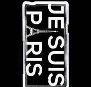 Coque Sony Xperia T Je suis Paris 85