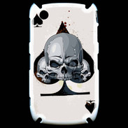 Coque Blackberry 8520 Carte tête de mort pique