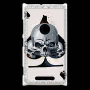 Coque Nokia Lumia 925 Carte tête de mort pique
