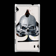 Coque Nokia Lumia 520 Carte tête de mort pique