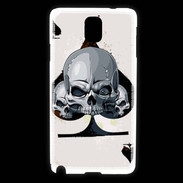 Coque Samsung Galaxy Note 3 Carte tête de mort pique
