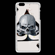 Coque iPhone 6Plus / iPhone 6Splus Carte tête de mort pique
