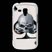 Coque Samsung Galaxy Trend Carte tête de mort pique