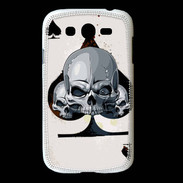 Coque Samsung Galaxy Grand Carte tête de mort pique