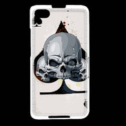 Coque Blackberry Z30 Carte tête de mort pique