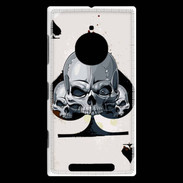 Coque Nokia Lumia 830 Carte tête de mort pique