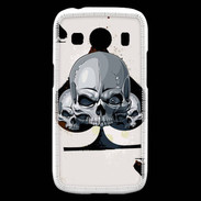 Coque Samsung Galaxy Ace4 Carte tête de mort pique