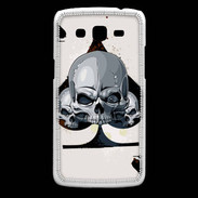 Coque Samsung Core Plus Carte tête de mort pique