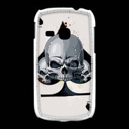 Coque Samsung Galaxy Young Carte tête de mort pique