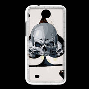 Coque HTC Desire 300 Carte tête de mort pique