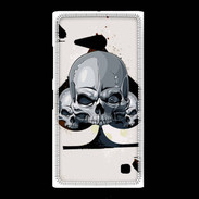 Coque Nokia Lumia 735 Carte tête de mort pique