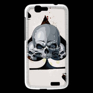Coque Huawei Ascend G7 Carte tête de mort pique
