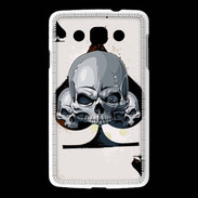 Coque LG L60 Carte tête de mort pique