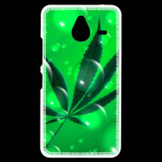 Coque Personnalisée Nokia Lumia 640XL LTE Cannabis Effet bulle verte