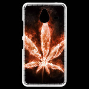 Coque Personnalisée Nokia Lumia 640XL LTE Cannabis en feu