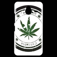 Coque Personnalisée Nokia Lumia 640XL LTE Grunge stamp with marijuana leaf