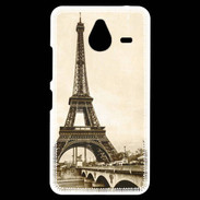 Coque Personnalisée Nokia Lumia 640XL LTE Tour Eiffel Vintage en noir et blanc