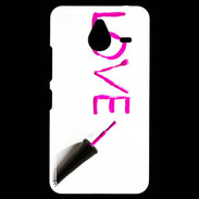 Coque Personnalisée Nokia Lumia 640XL LTE Love avec vernis à ongle