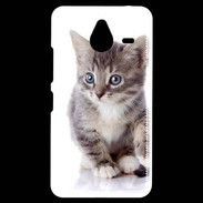 Coque Personnalisée Nokia Lumia 640XL LTE chaton gris 4