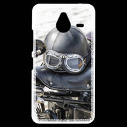 Coque Personnalisée Nokia Lumia 640XL LTE Casque de moto vintage