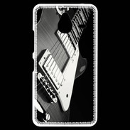 Coque Personnalisée Nokia Lumia 640XL LTE Guitare en noir et blanc