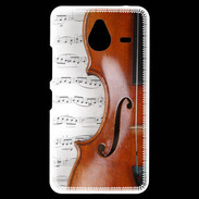 Coque Personnalisée Nokia Lumia 640XL LTE Violon et partitions