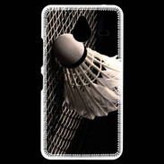 Coque Personnalisée Nokia Lumia 640XL LTE Volant de Badminton en noir et blanc