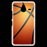 Coque Personnalisée Nokia Lumia 640XL LTE Effet Ballon de basket orange et noir