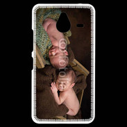 Coque Personnalisée Nokia Lumia 640XL LTE Jumeaux dormant dans des caisses