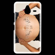Coque Personnalisée Nokia Lumia 640XL LTE Femme enceinte ventre 