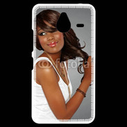 Coque Personnalisée Nokia Lumia 640XL LTE Femme metisse noire