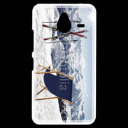 Coque Personnalisée Nokia Lumia 640XL LTE transat et skis neige
