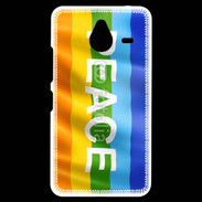 Coque Personnalisée Nokia Lumia 640XL LTE Rainbow peace 5
