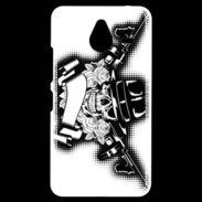Coque Personnalisée Nokia Lumia 640XL LTE Tête de mort Gangster